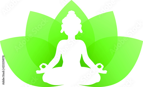 Buddha lotus leave