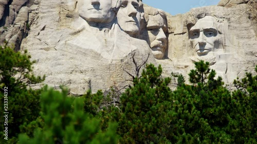 View of Mount Rushmore National Memorial South Dakota USA photo