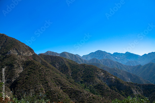 A panorama of the San Gabriel Mountains as taken from Mount Wilson near Glendale, California © Euskera Photography