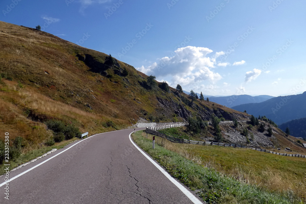 Motrorradstrecke am Penser Joch und Sarntal Motrorradstrecke am Penser Joch und Sarntal