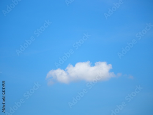 Background white clound on Blue Sky