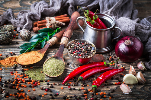 Spices and condiments for food