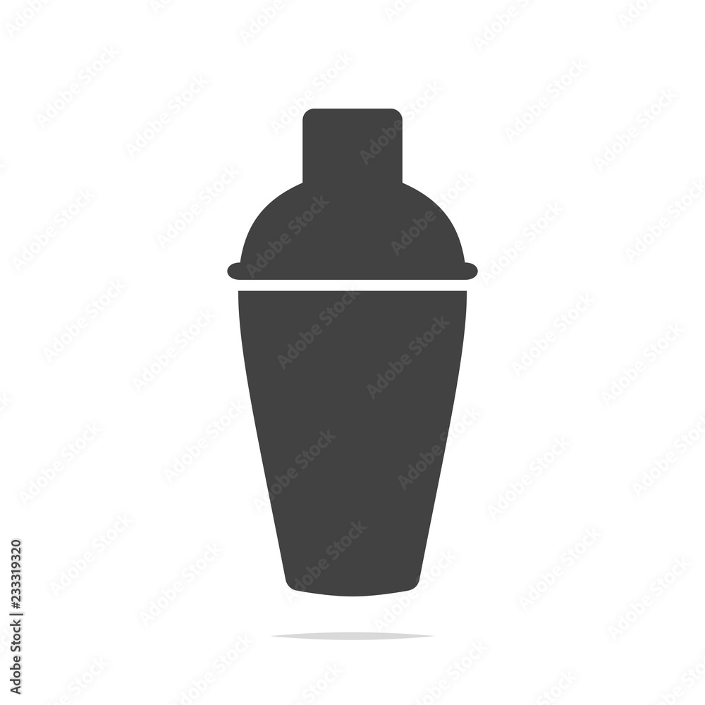 Cocktail shaker icon vector