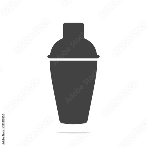 Cocktail shaker icon vector