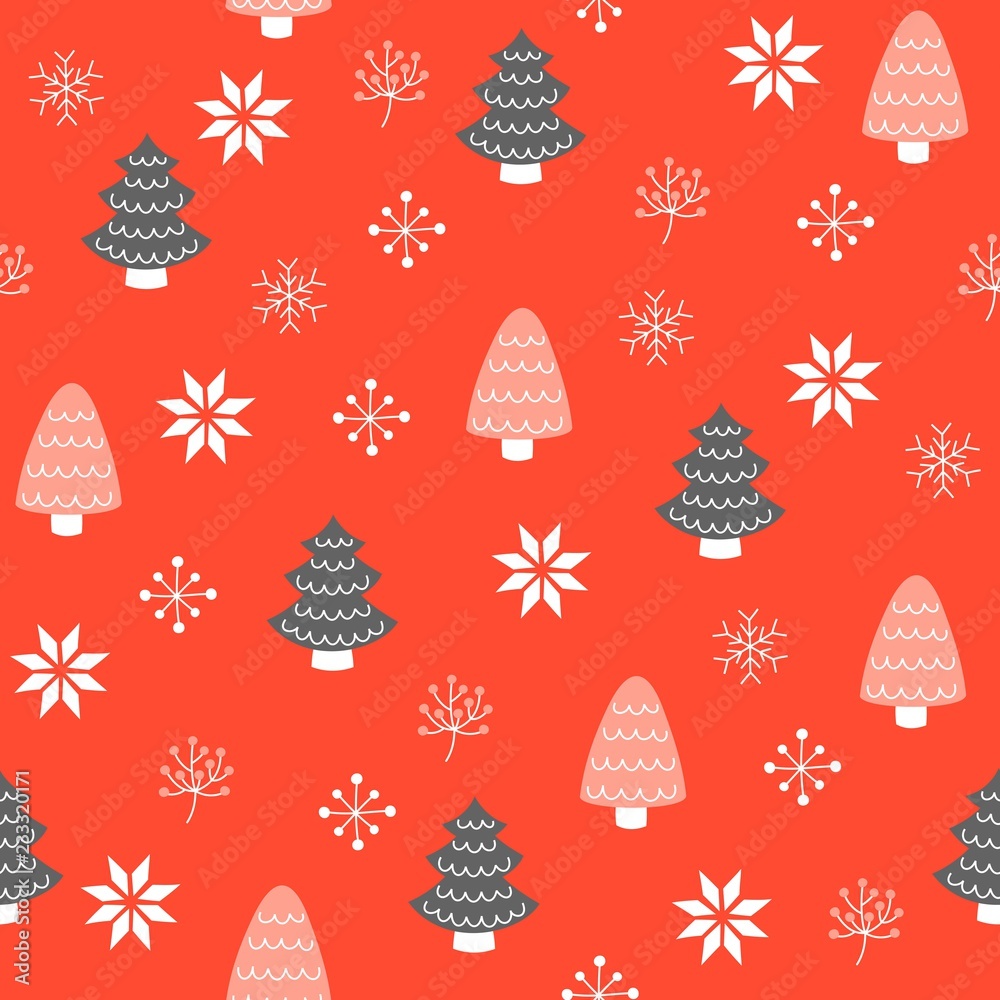 Christmas seamless pattern with clipping mask, easy to editable Christmas seamless pattern with clipping mask, easy to editable