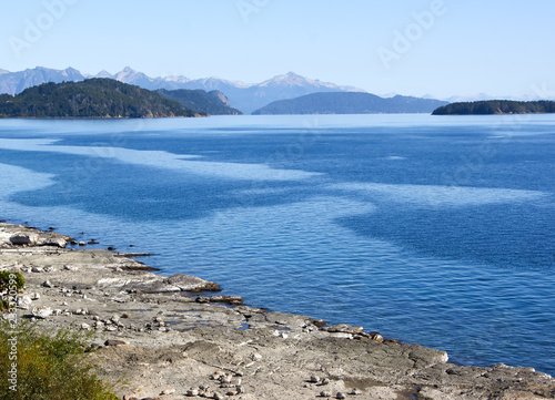 Scenic landscape of Nahuel Huapi Lake near San Carlos de Bariloche, Argentina photo