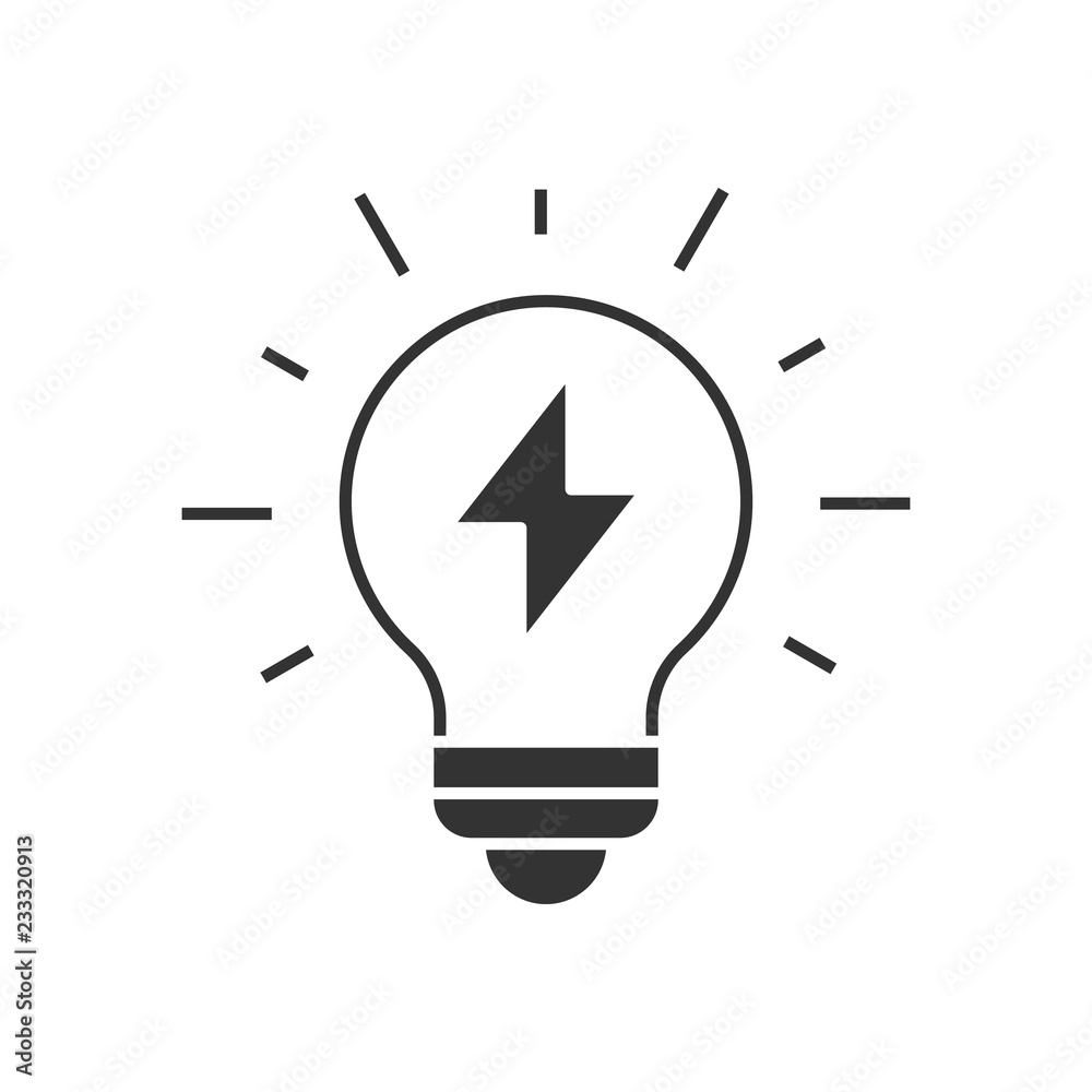 Light bulb with thunder Light bulb with thunder