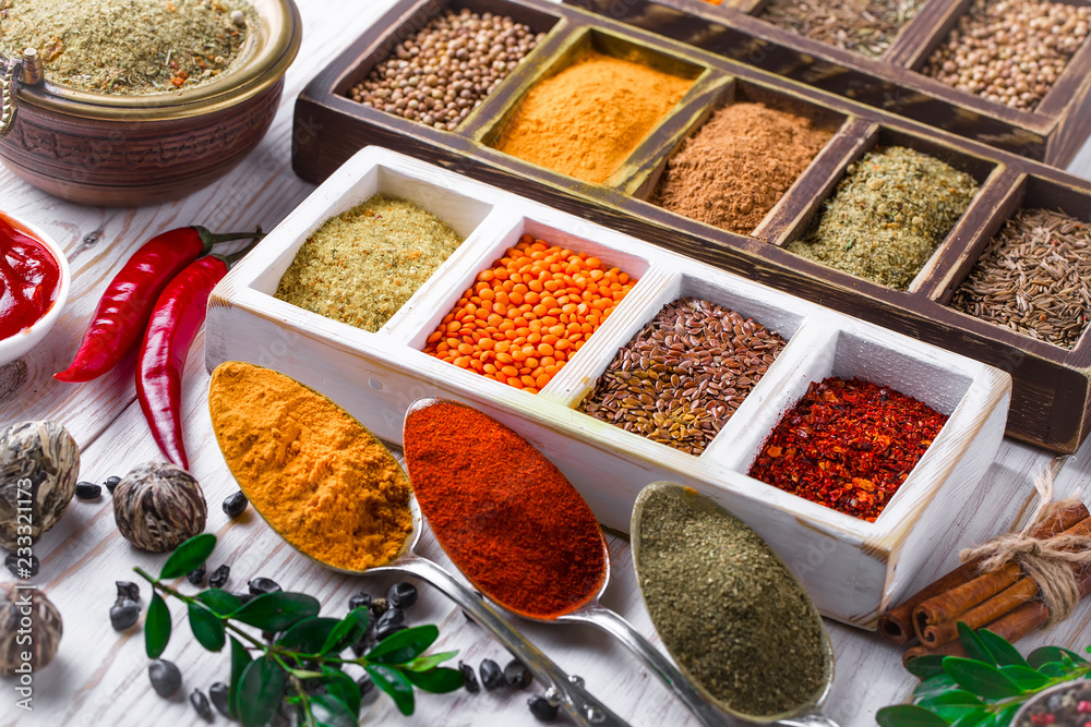 Spices and condiments for food