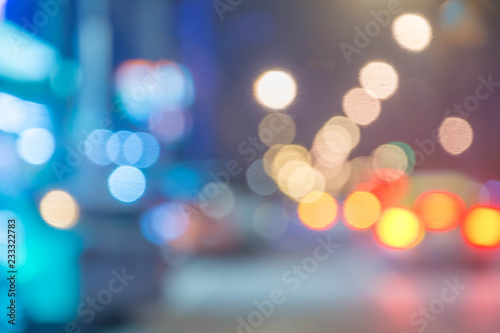 Lighting blur focus as bokek blurred background