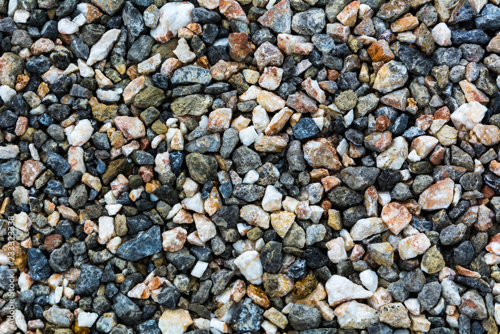 Close-up pebbles on the beach Close-up pebbles on the beach