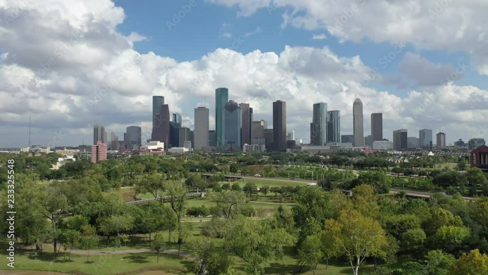 Aerial of the Skyline in Houston, Texas, 2018 Aerial of the Skyline in Houston, Texas, 2018