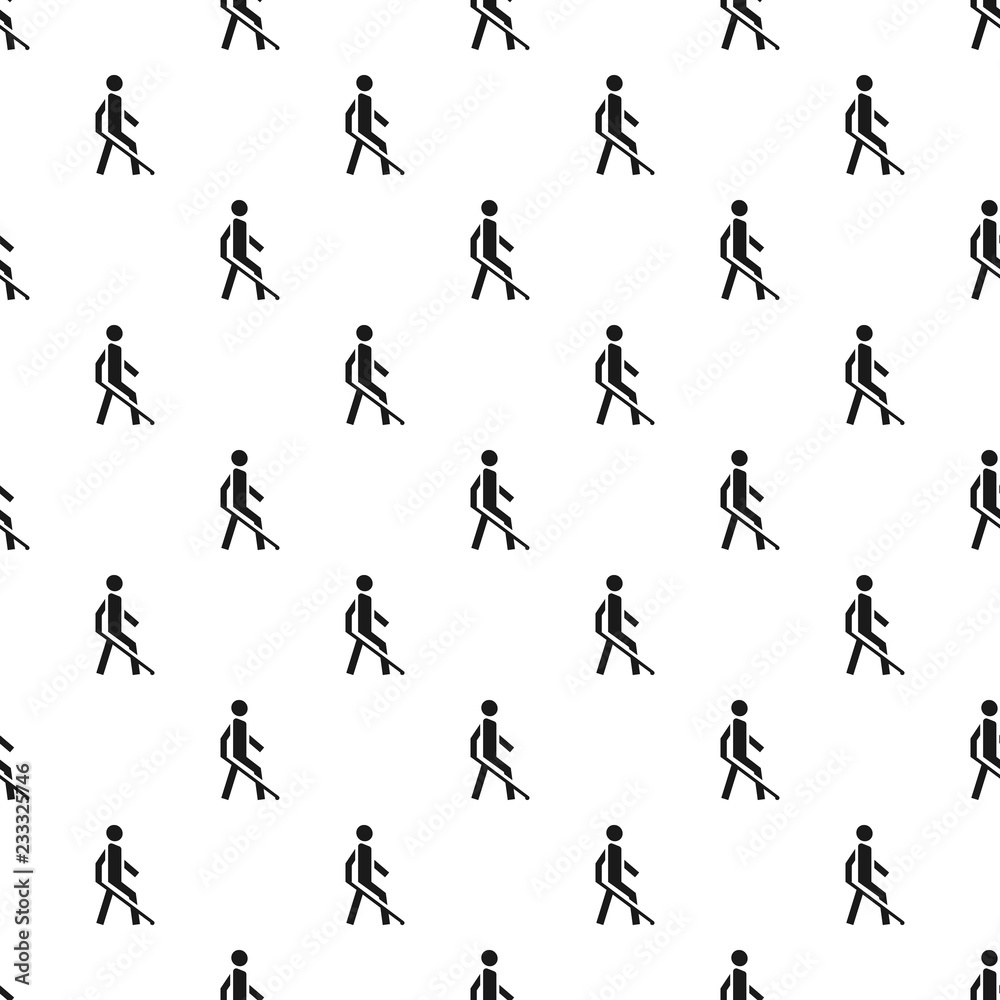 Fototapeta premium Blind man glasses pattern seamless vector repeat for any web design