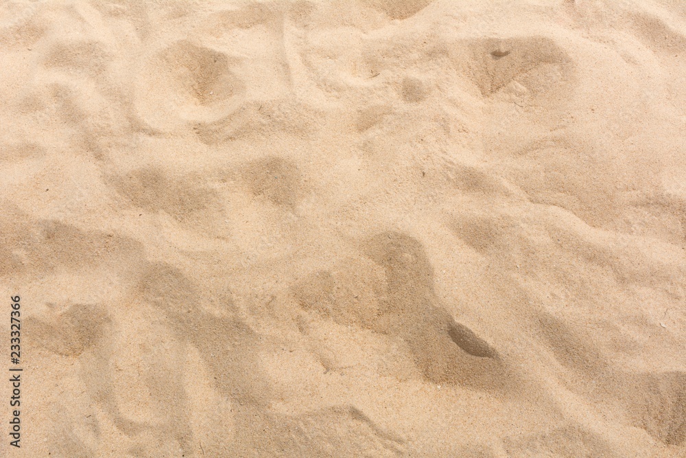 Sand background and texture in summer sun as background
