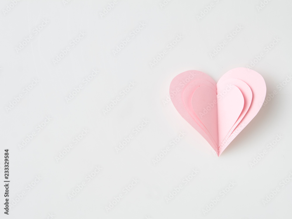Paper Heart Valentines Day