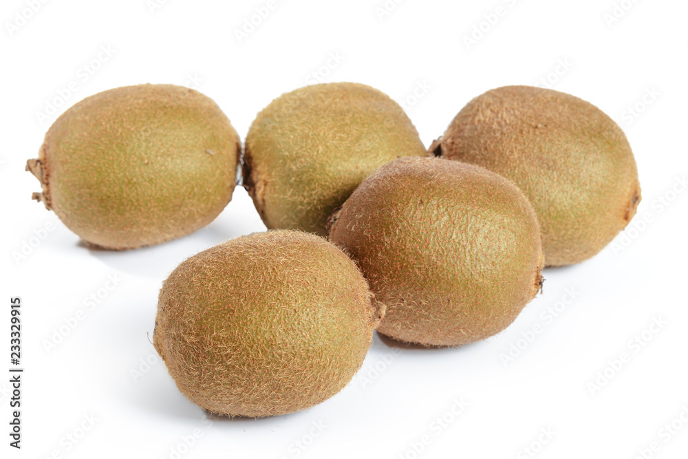 kiwi fruits isolated on white background kiwi fruits isolated on white background