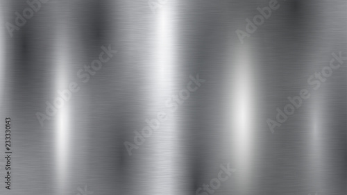 Background with silver metal texture