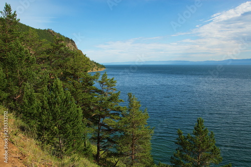 The shore of Lake Baikal.