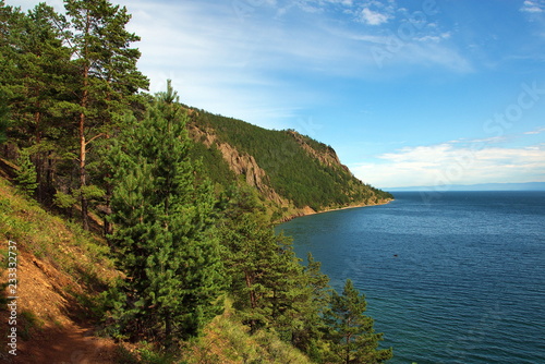 The shore of Lake Baikal.