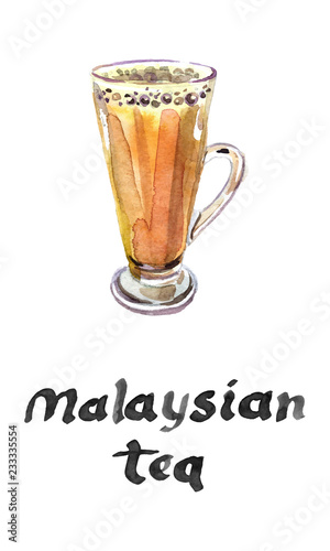 Teh tarik, the famous Malaysian tea, traditional drink. This drink is preferred to all societies in Malaysia, Indonesia and singapore