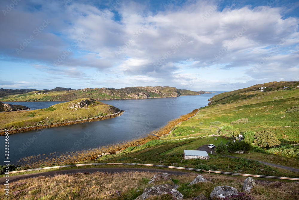 Meeresarm Loch Inchard, Kinlochbervie, Schottland