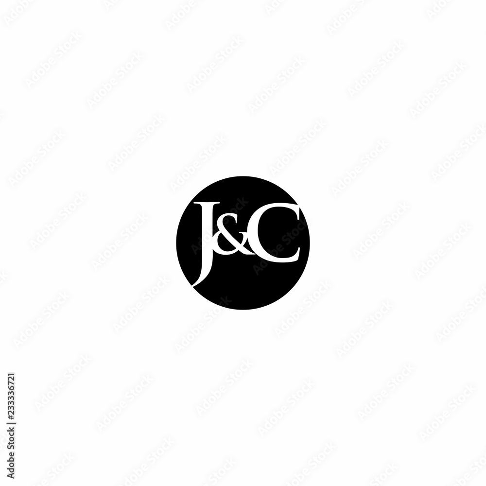 JC Initial Letter Logo Vector JC Initial Letter Logo Vector