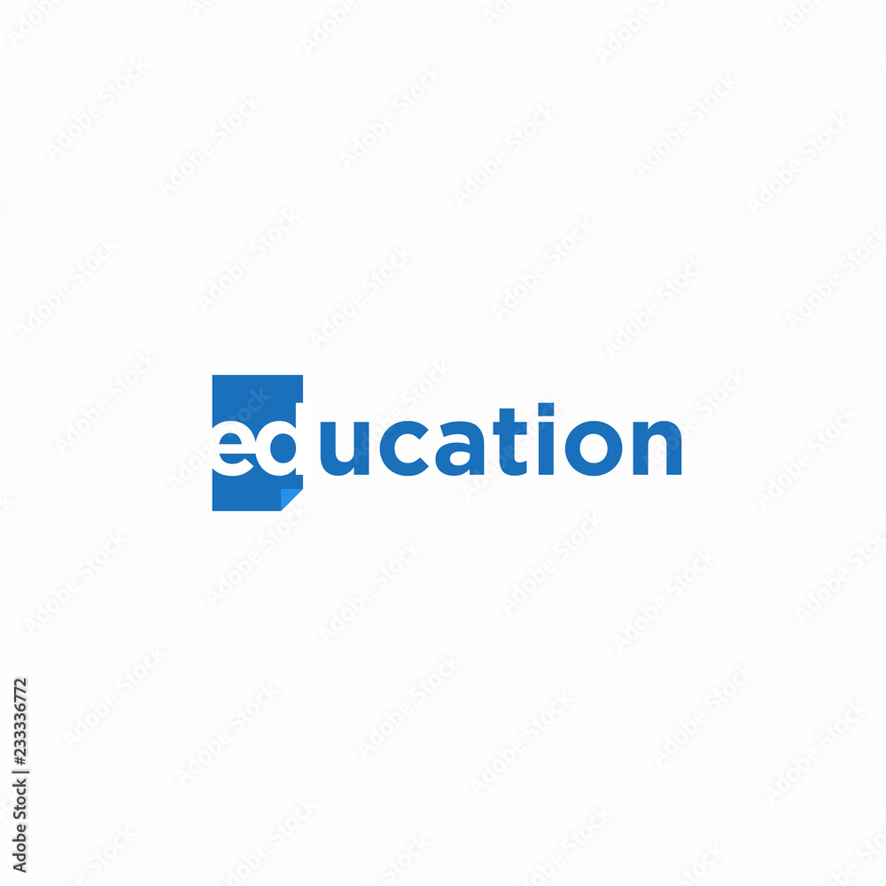 Education Initial Letter Logo Vector