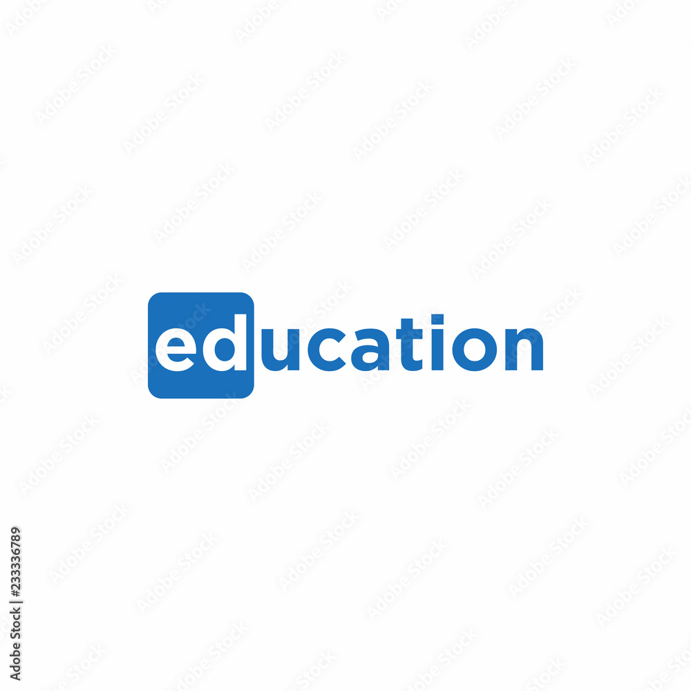 Education Initial Letter Logo Vector