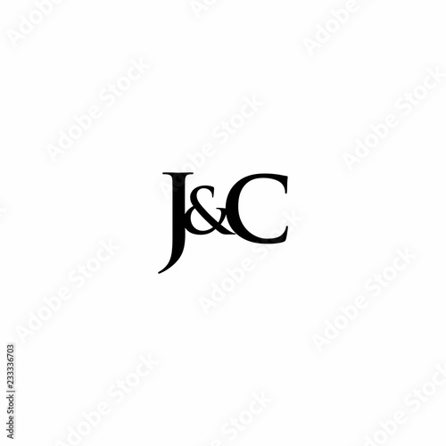 JC Initial Letter Logo Vector