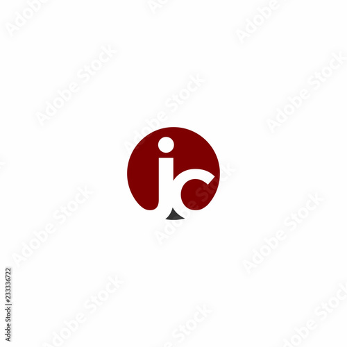 JC Initial Letter Logo Vector