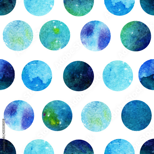 watercolor,colored spots vector,handmade,circle, abstract background,seamless pattern
