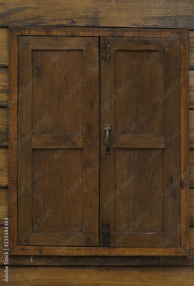 Old wooden window Old wooden window