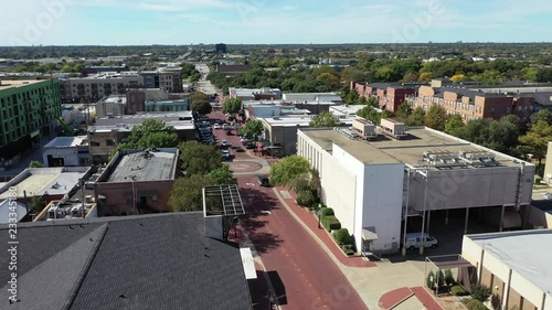 Aerial of Plano, Texas, 2018