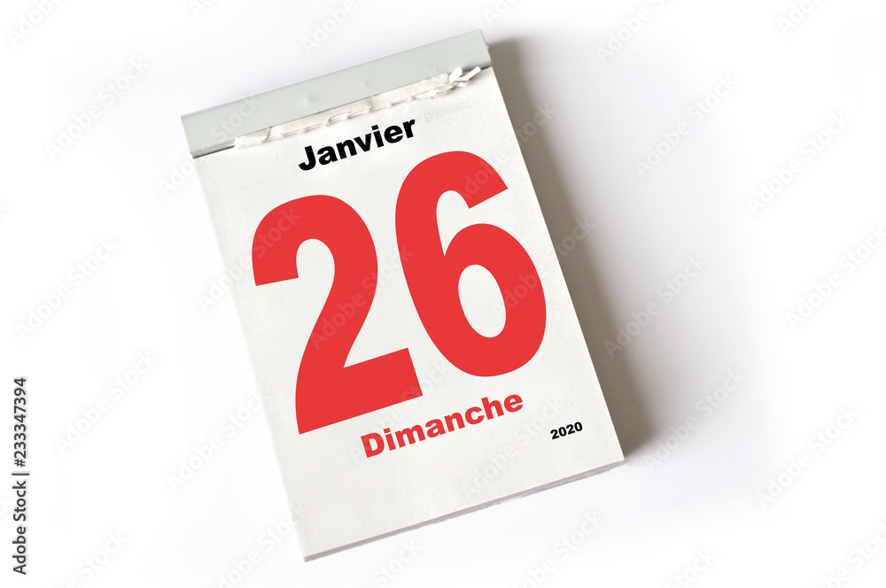 26. Janvier 2020 26. Janvier 2020