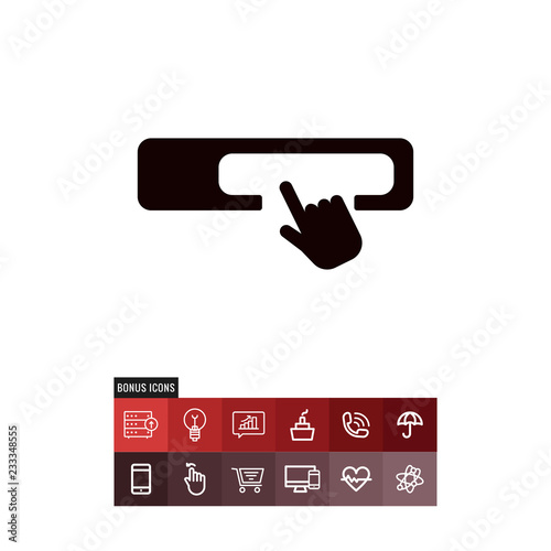 Favourites selection vector icon