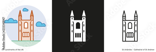 Cathedral of St Andrew Icon - St Andrews, Scotland