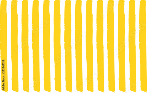 Lineas de trazo de pintura amarillo.