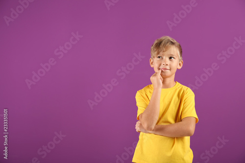 Emotional boy after making ...