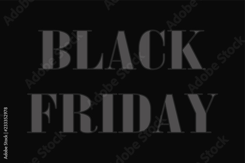 Cartel de Black Friday.