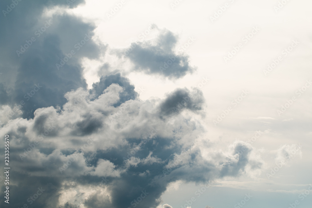 Obraz premium Storm clouds as abstract background
