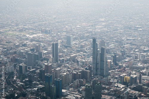 Vista aérea de Bogotá