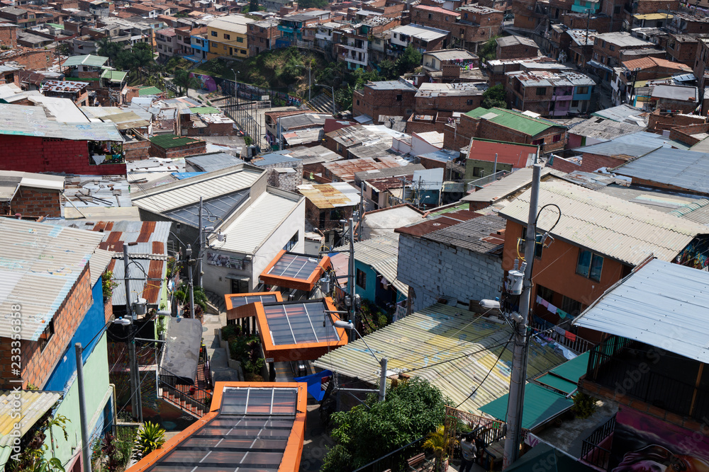 Fototapeta premium Comuna 13 de Medellín