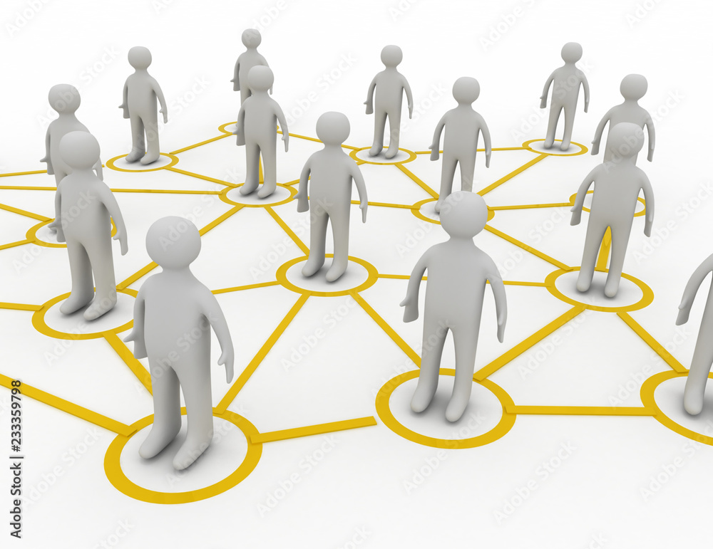 3d social networking success concept . 3d rendered illustration 3d social networking success concept . 3d rendered illustration