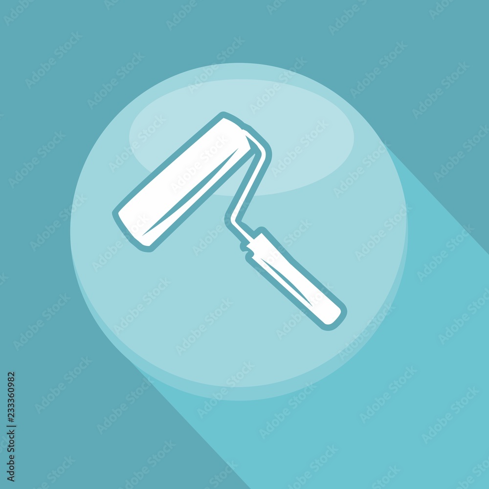 Vector illustration of a web icons - paint roller Vector illustration of a web icons - paint roller