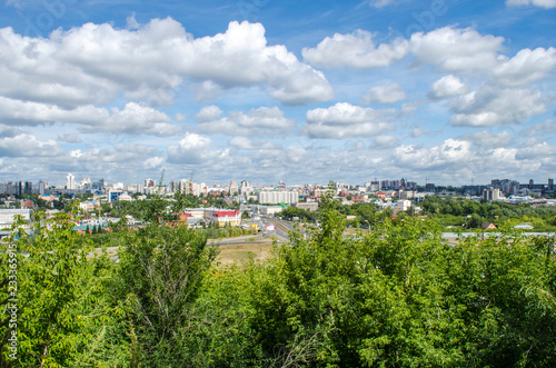 View of Barnaul from the highland Park