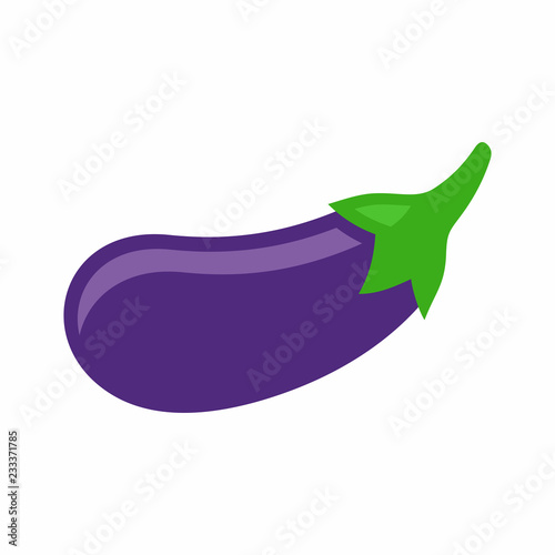 Eggplant vector icon