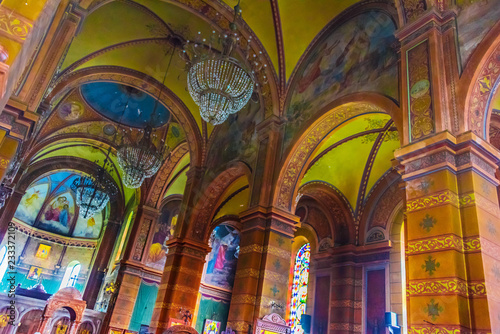 Interior of Cathedral of the Mother of God in Batumi, Georgia