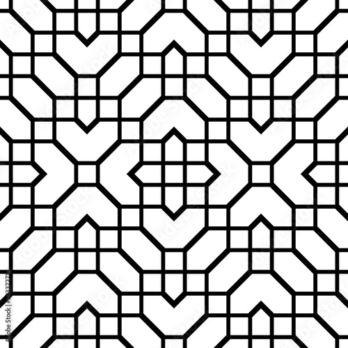 Design seamless monochrome grating pattern