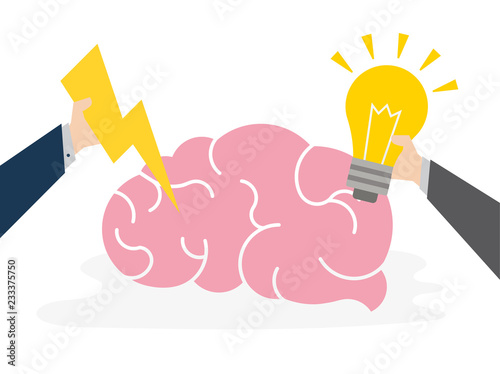 Illustration of creative ideas concept
