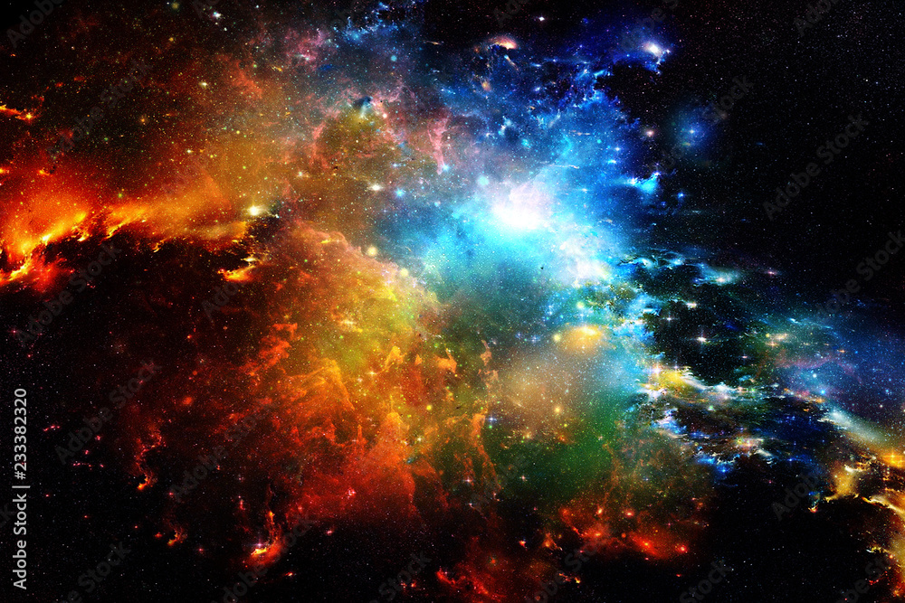 Fototapeta premium Gwiazdy i galaktyka tło nocnego nieba