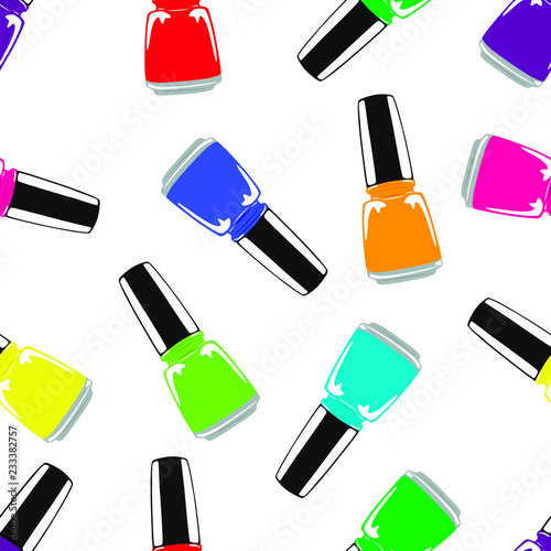 Pattern nail varnish